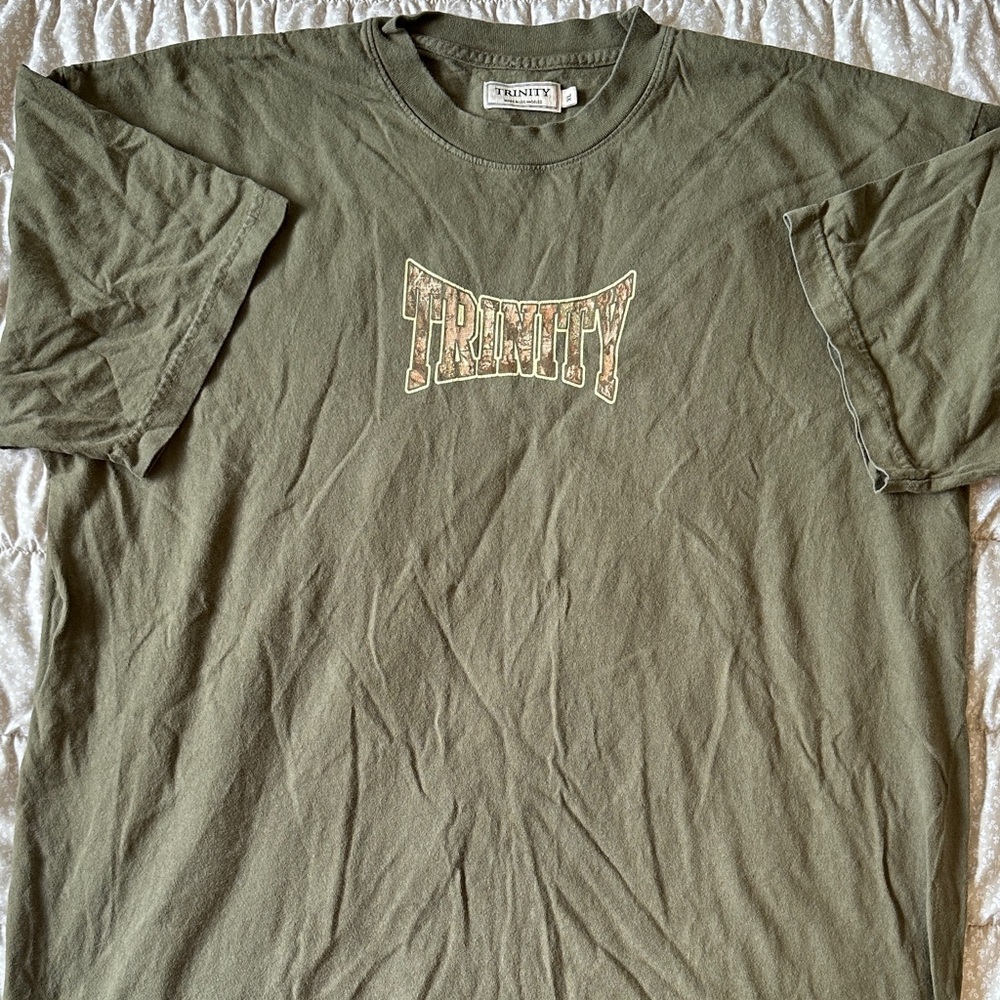 Trinity Army Green Short Sleeve Tee